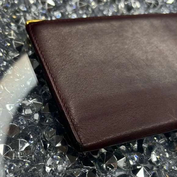 Cartier vintage Must de Cartier bifold wallet in burgundy EUC - Picture 11 of 12
